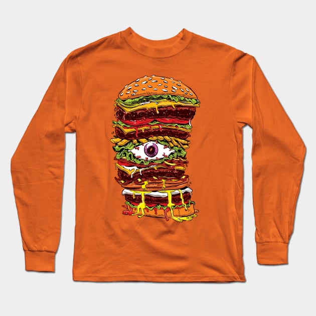 All Eye Can Eat Long Sleeve T-Shirt by Aaron Conley Awesome